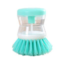 Pote de lavagem de cozinha escova de prato utensílios de lavagem com dispensador de sabão líquido acessórios de limpeza de cozinha doméstica